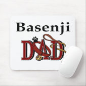 Basenji Dad Gifts Muismat (Met muis)