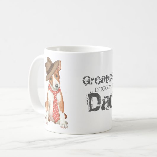 Basenji Dad Koffiemok (Voorkant links)