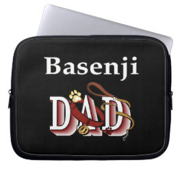 Basenji Dad Laptop Sleeve