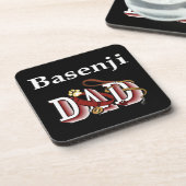 Basenji Dad Onderzetter (Linkerzijde)