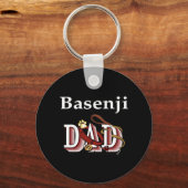 basenji dad Sleutelhanger (Voorkant)