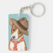 Basenji Dad Sleutelhanger (achterkant)