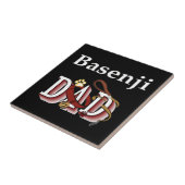 Basenji Dad Tegeltje (Zijkant)