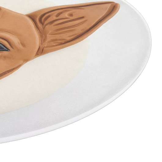 Basenji Dog 3D geïnspireerd Snijplank (Hoek)