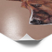 Basenji Dog Art Photo Print Foto Afdruk (Hoek)