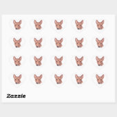 Basenji Dog Art Sticker (Vel)
