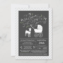 Basenji Dog Baby shower Neutral Kaart