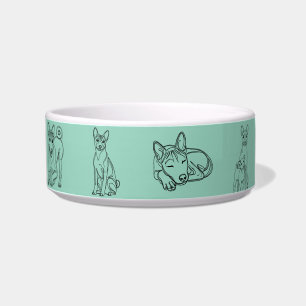 Basenji Dog Barkless Sighthound Voerbakje