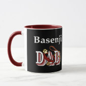 Basenji Dog Dad Gifts Mok (Links)