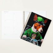 Basenji Dog fiets St. Patrick's Day Planner (Display)