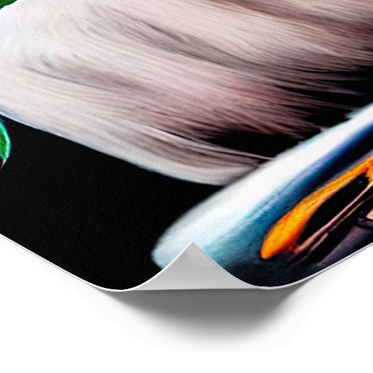 Basenji Dog fiets St. Patrick's Day Poster (Hoek)