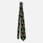 Basenji Dog fiets St. Patrick's Day Stropdas (Achterkant)