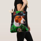 Basenji Dog fiets St. Patrick's Day Tote Bag (Dichtbij)