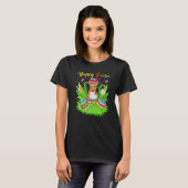 Basenji Dog Floral Easter Egg Funny Basenji Easte T-shirt (Voorkant volledig)