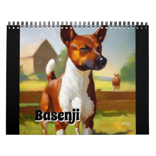 Basenji Dog Kalender (Hoes)