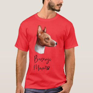 Basenji Dog Ma Cute Puppy Dog Eigenaar T-Shirt