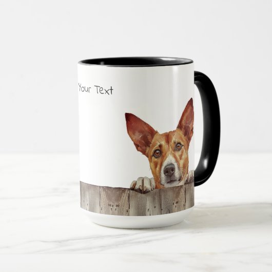 Basenji Dog Mok (Voorkant rechts)