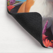 Basenji Dog op een peddel: Een Schilderachtig avon Muismat (Hoek)