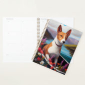 Basenji Dog op een peddel: Een Schilderachtig avon Planner (Display)