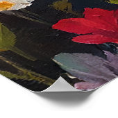 Basenji Dog op een peddel: Een Schilderachtig avon Poster (Hoek)