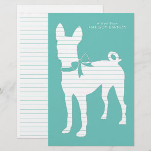 Basenji Dog Puppy Briefpapier
