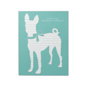 Basenji Dog Puppy Notitieblok (Linkerzijde)
