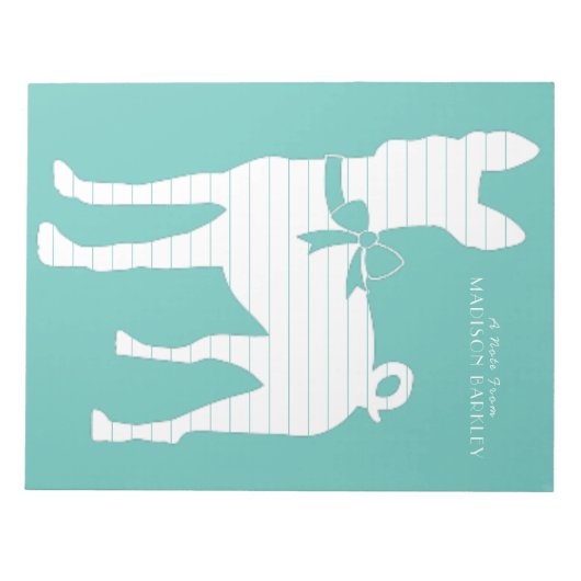 Basenji Dog Puppy Notitieblok (Voorkant)