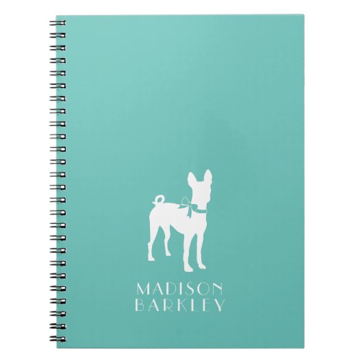 Basenji Dog Puppy Notitieboek (Voorkant)