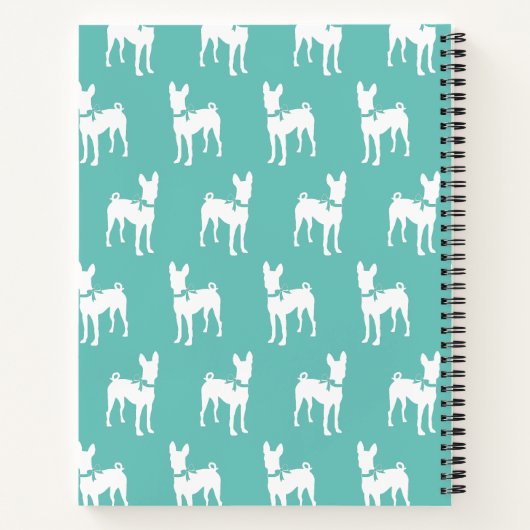 Basenji Dog Puppy Notitieboek (Achterkant)