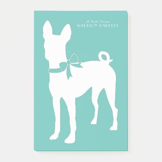 Basenji Dog Puppy Post-it® Notes (Voorkant)