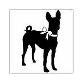 Basenji Dog Puppy Rubberstempel (Afrduk)
