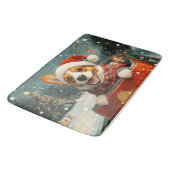 Basenji Dog Roller Onderzetter Kerst Badmat (Gekanteld)