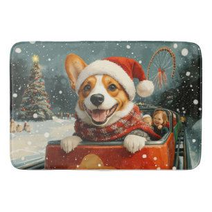 Basenji Dog Roller Onderzetter Kerst Badmat