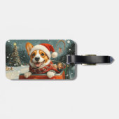 Basenji Dog Roller Onderzetter Kerst Bagagelabel (Achterkant horizontaal)