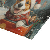 Basenji Dog Roller Onderzetter Kerst Snijplank (Hoek)