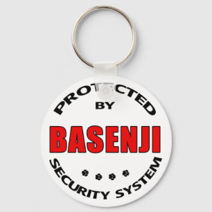 Basenji Dog Security Sleutelhanger
