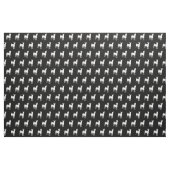 Basenji Dog Silhouette Pet Stof (Fat Quarter)