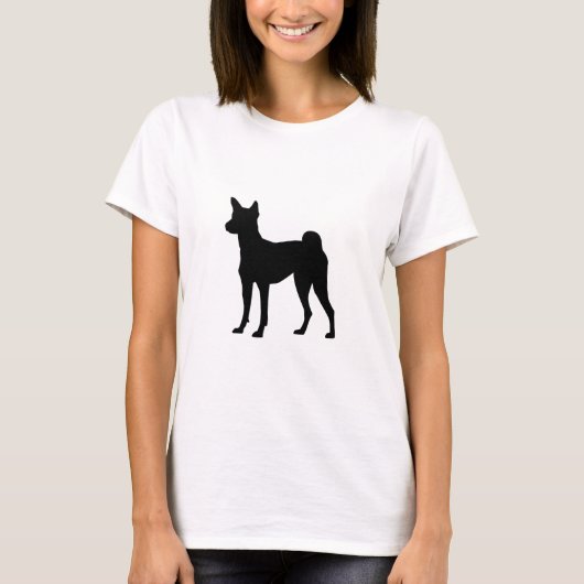Basenji dog t-shirt (Voorkant)