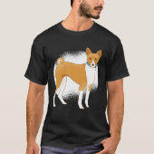 Basenji dog t-shirt (Voorkant)