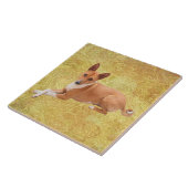 Basenji Dog  Tegeltje (Zijkant)