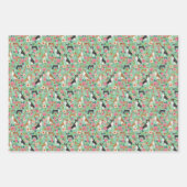 Basenji Dogs Floral Inpakpapier Vel (Voorkant)