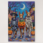 Basenji Dogs Trick-or-Treating Halloween kostuums Legpuzzel (Verticaal)