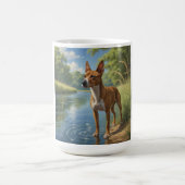 Basenji Elegant Coffee Mok (Center)