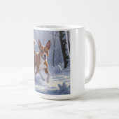 Basenji Elegant Coffee Mok (Voorkant rechts)