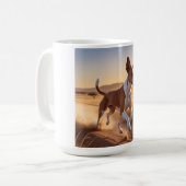 Basenji Elegant Coffee Mok (Voorkant links)