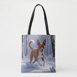 Basenji Elegant Shoulder Tote Bag