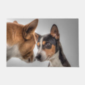 Basenji en Friend Deurmat (Voorkant)