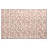 Basenji  floraals roze stof (Fat Quarter)