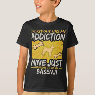 Basenji Funny Dog Addiction T-shirt
