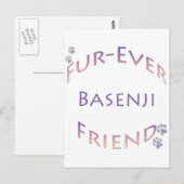 Basenji Furever Briefkaart (Voorkant / Achterkant)